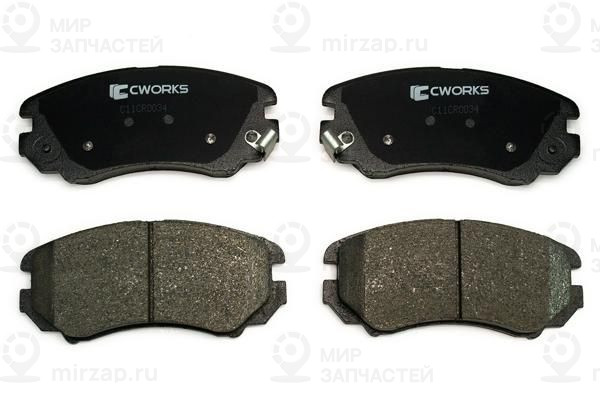 Комплект тормозных колодок, дисковый тормоз CWORKS C11CR0034