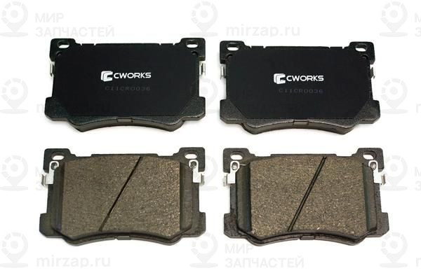 Комплект тормозных колодок, дисковый тормоз CWORKS C11CR0036
