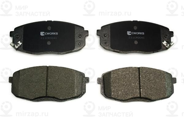 Комплект тормозных колодок, дисковый тормоз CWORKS C11CR0041
