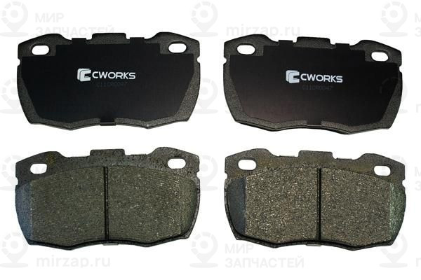 Комплект тормозных колодок, дисковый тормоз CWORKS C11CR0047