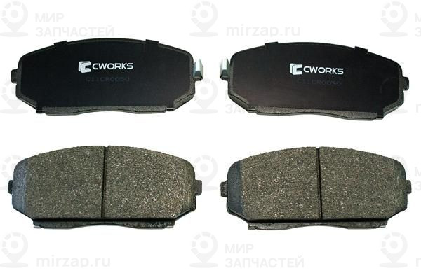 Комплект тормозных колодок, дисковый тормоз CWORKS C11CR0050