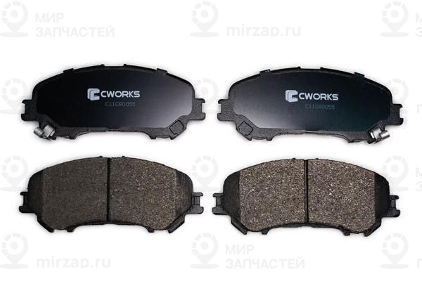 Комплект тормозных колодок, дисковый тормоз CWORKS C11CR0055