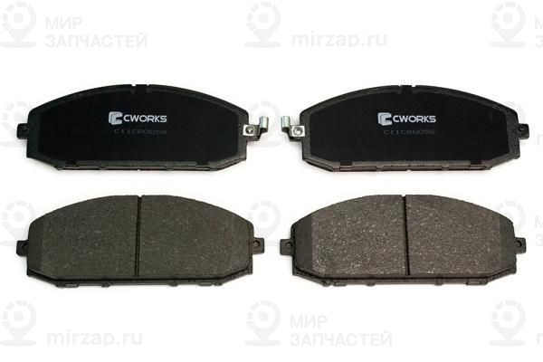 Комплект тормозных колодок, дисковый тормоз CWORKS C11CR0056