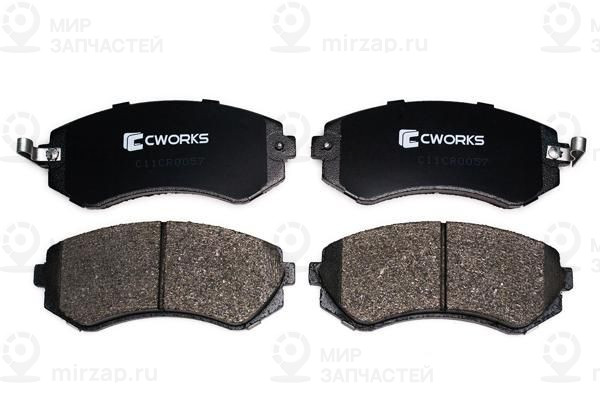 Комплект тормозных колодок, дисковый тормоз CWORKS C11CR0057
