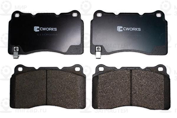 Комплект тормозных колодок, дисковый тормоз CWORKS C11CR0059