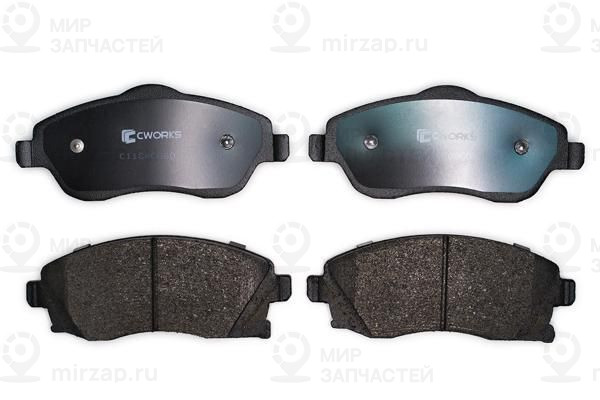 Комплект тормозных колодок, дисковый тормоз CWORKS C11CR0060