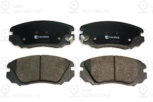 Комплект тормозных колодок, дисковый тормоз CWORKS C11CR0066
