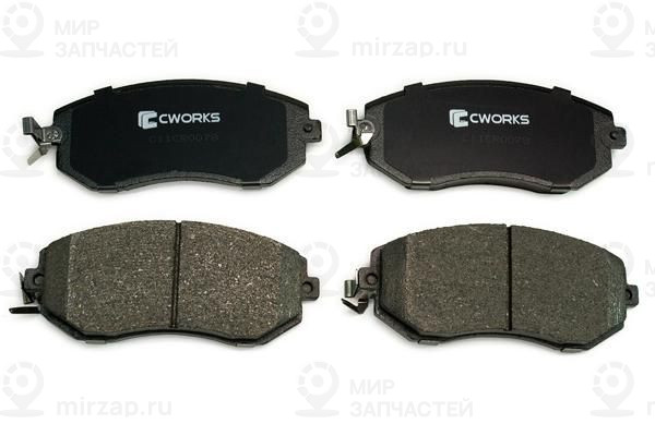 Комплект тормозных колодок, дисковый тормоз CWORKS C11CR0078