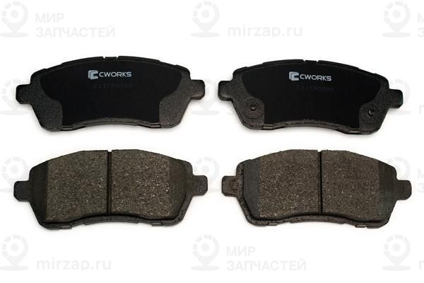 Комплект тормозных колодок, дисковый тормоз CWORKS C11CR0080