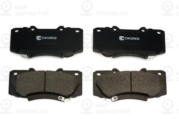 Комплект тормозных колодок, дисковый тормоз CWORKS C11CR0083