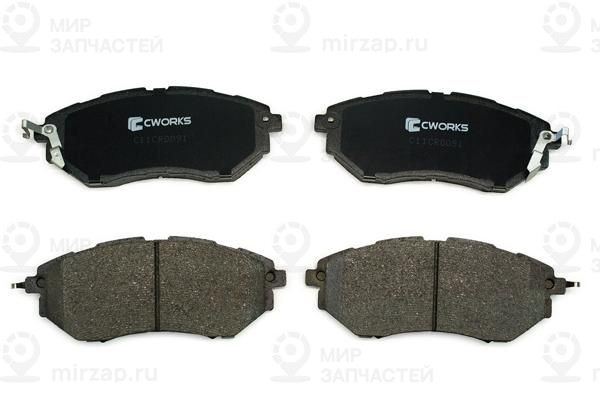 Комплект тормозных колодок, дисковый тормоз CWORKS C11CR0091