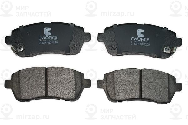 Комплект тормозных колодок, дисковый тормоз CWORKS C11CR1020