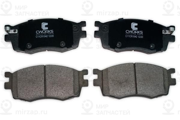 Комплект тормозных колодок, дисковый тормоз CWORKS C11CR1042
