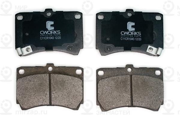 Комплект тормозных колодок, дисковый тормоз CWORKS C11CR1043