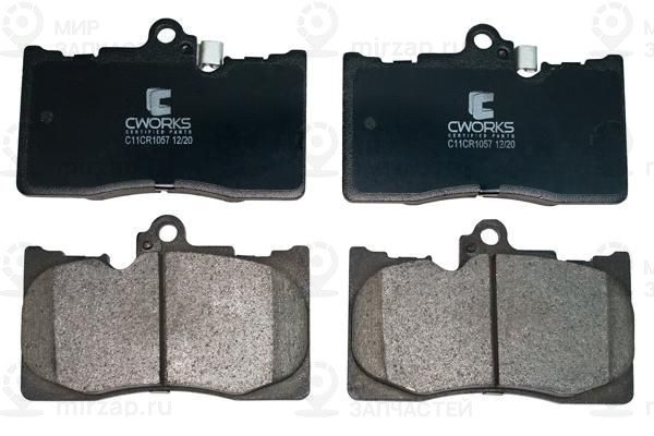 Комплект тормозных колодок, дисковый тормоз CWORKS C11CR1057