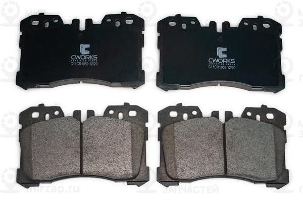 Комплект тормозных колодок, дисковый тормоз CWORKS C11CR1059