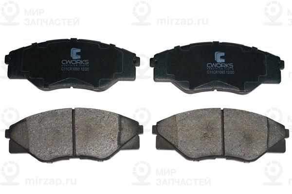 Комплект тормозных колодок, дисковый тормоз CWORKS C11CR1093