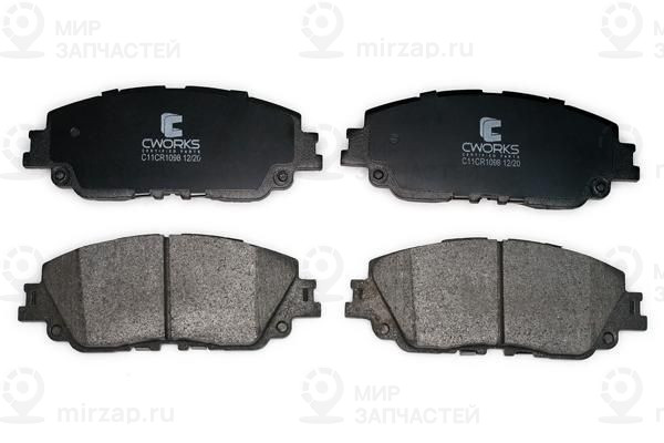 Комплект тормозных колодок, дисковый тормоз CWORKS C11CR1098