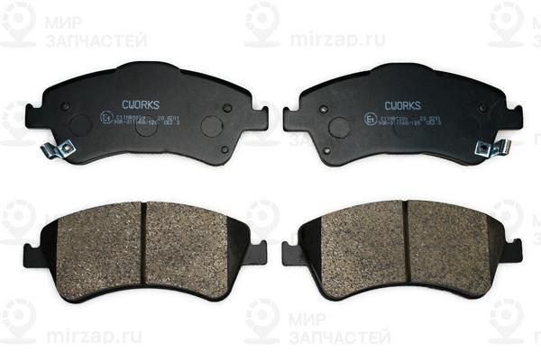 Комплект тормозных колодок, дисковый тормоз CWORKS C11NR0009