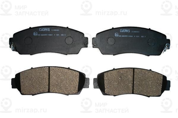 Комплект тормозных колодок, дисковый тормоз CWORKS C11NR0031