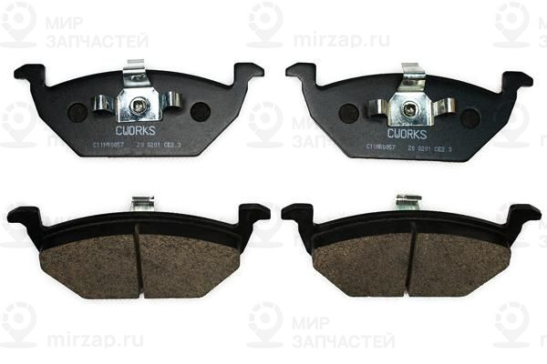 Комплект тормозных колодок, дисковый тормоз CWORKS C11NR0057