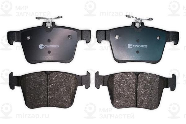 Комплект тормозных колодок, дисковый тормоз CWORKS C12CR0003