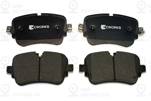 Комплект тормозных колодок, дисковый тормоз CWORKS C12CR0008