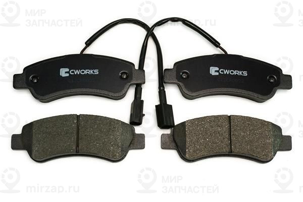 Комплект тормозных колодок, дисковый тормоз CWORKS C12CR0022