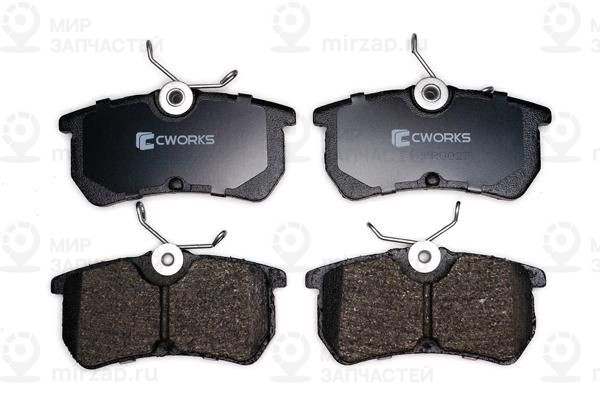 Комплект тормозных колодок, дисковый тормоз CWORKS C12CR0027