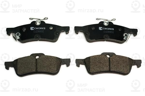 Комплект тормозных колодок, дисковый тормоз CWORKS C12CR0032