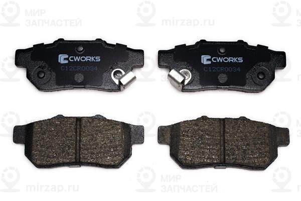 Комплект тормозных колодок, дисковый тормоз CWORKS C12CR0034