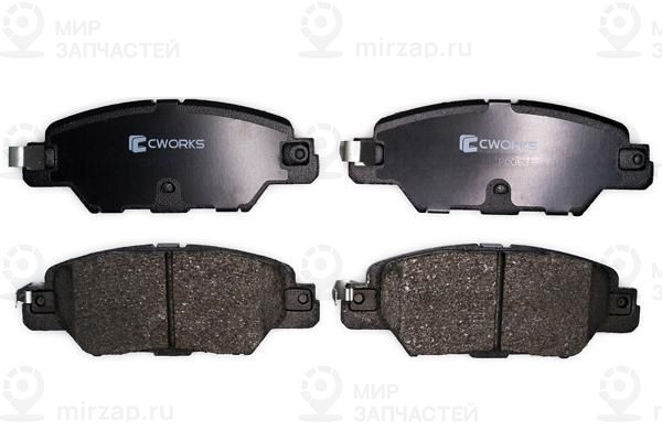 Комплект тормозных колодок, дисковый тормоз CWORKS C12CR0063