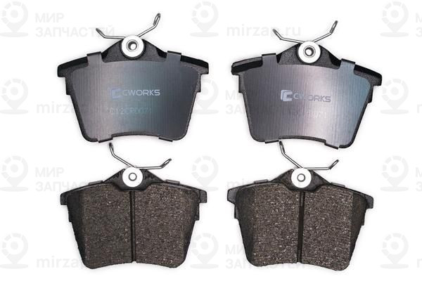 Комплект тормозных колодок, дисковый тормоз CWORKS C12CR0071