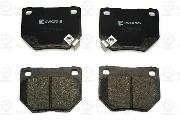 Комплект тормозных колодок, дисковый тормоз CWORKS C12CR0076