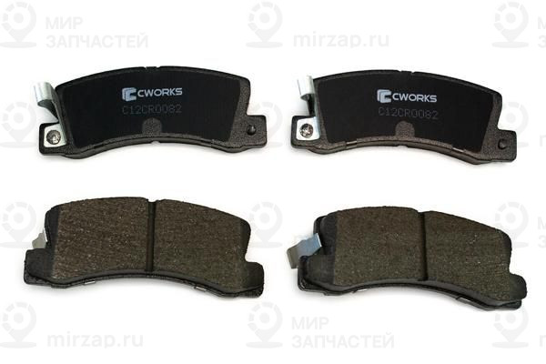 Комплект тормозных колодок, дисковый тормоз CWORKS C12CR0082