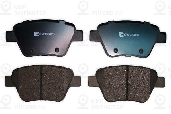 Комплект тормозных колодок, дисковый тормоз CWORKS C12CR0085