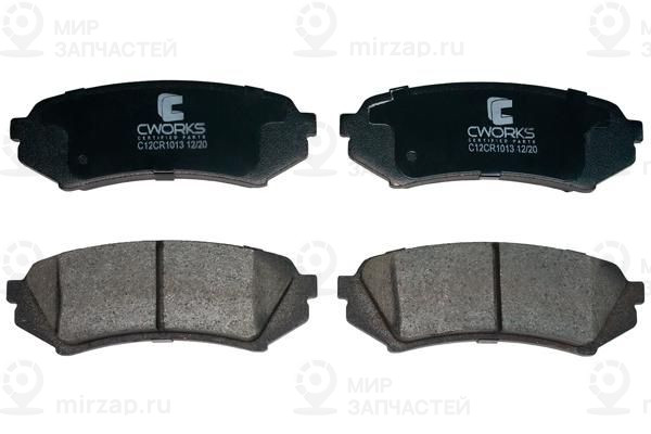 Комплект тормозных колодок, дисковый тормоз CWORKS C12CR1013
