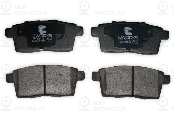 Комплект тормозных колодок, дисковый тормоз CWORKS C12CR1014