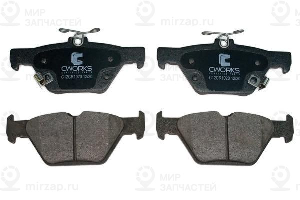 Комплект тормозных колодок, дисковый тормоз CWORKS C12CR1020