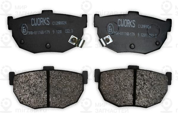 Комплект тормозных колодок, дисковый тормоз CWORKS C12NR0024