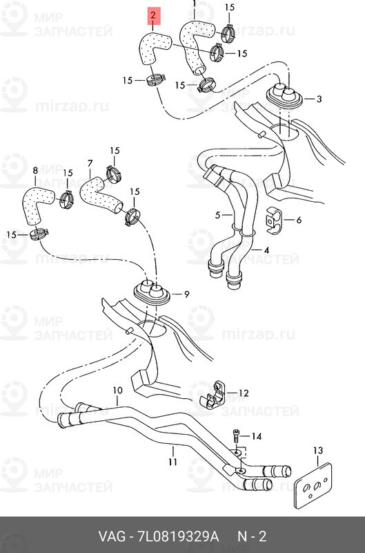 Запчасть VAG 7L0819329A