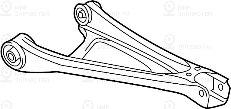 Pычаг подвески, поперечный
 VAG 7P0505311E