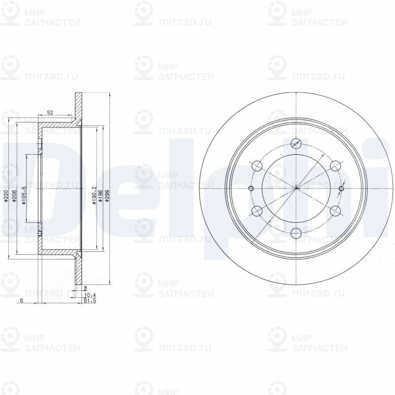 Запчасть DELPHI BG3522