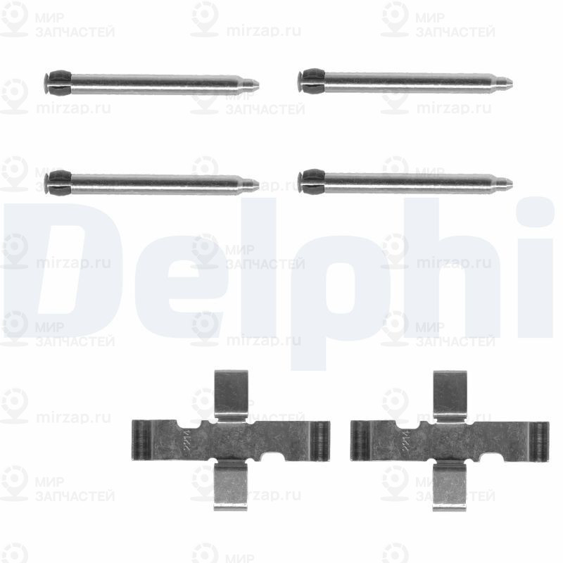 Комплектующие, колодки дискового тормоза DELPHI LX0095