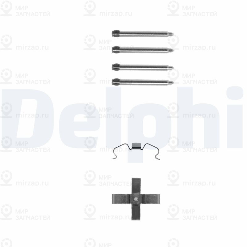 Комплектующие, колодки дискового тормоза DELPHI LX0263