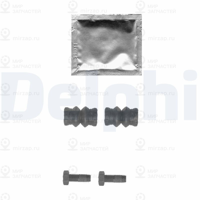 Комплектующие, колодки дискового тормоза DELPHI LX0327
