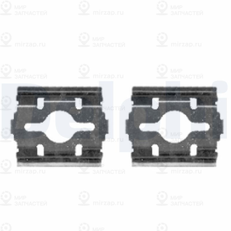 Комплектующие, колодки дискового тормоза DELPHI LX0409