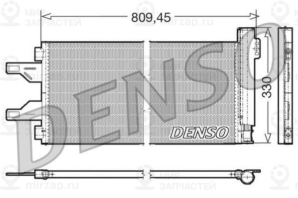 Конденсатор, кондиционер DENSO DCN07050