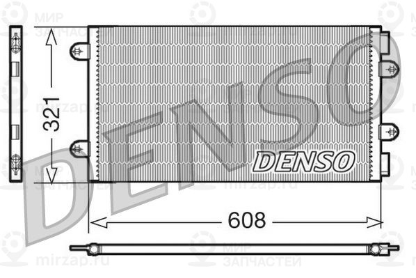 Конденсатор, кондиционер DENSO DCN09104
