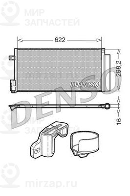 Конденсатор, кондиционер DENSO DCN13110
